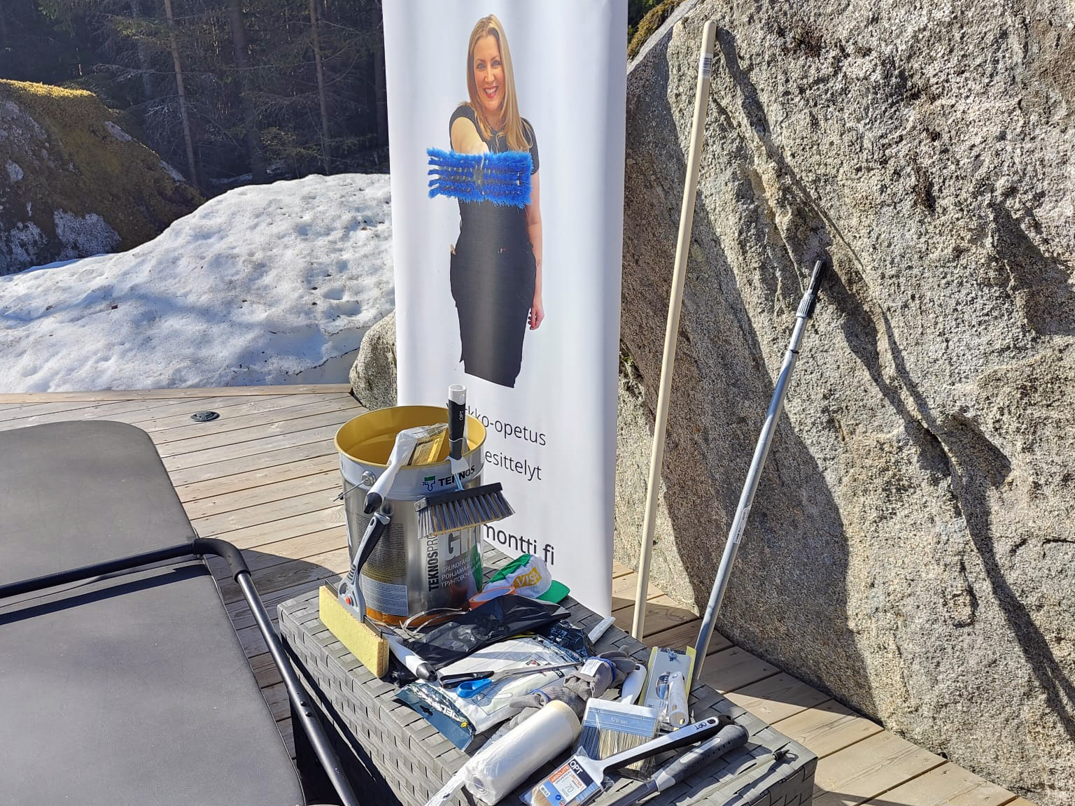 Terassipintojen käsittely